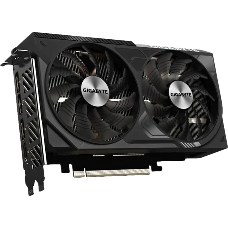 Відеокарта GIGABYTE NVIDIA RTX 4070 12GB 192Bit 2490/20000MHz (GV-N4070WF2OCV2-12GD) Тип пам'яті GDDR6