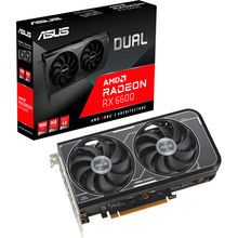 Відеокарта ASUS Radeon RX6600 Dual V3 8Gb 128Bit 2491/14000 MHz (DUAL-RX6600-8G-V3)