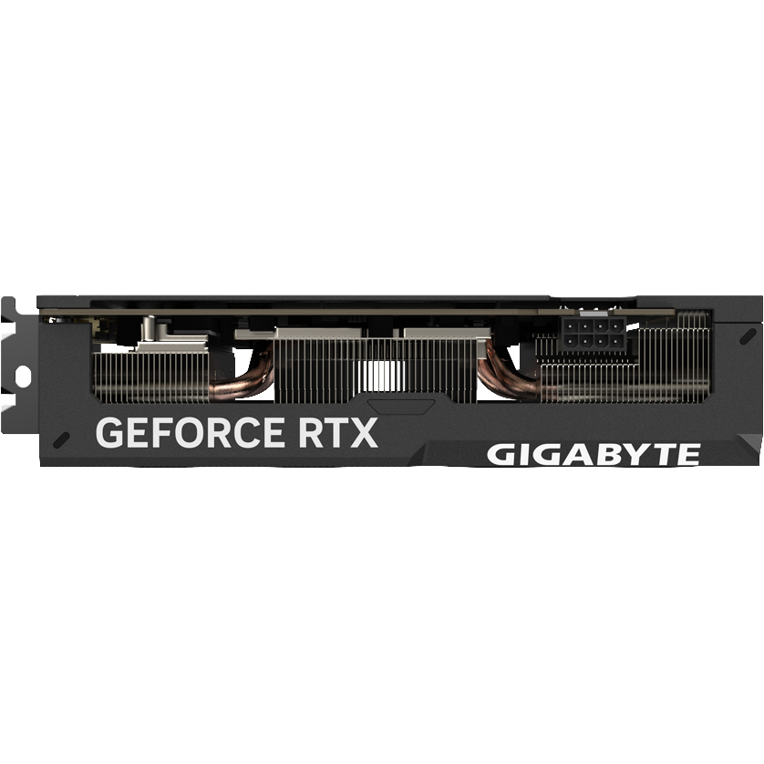 Зовнішній вигляд Відеокарта GIGABYTE GeForce RTX4070 12Gb 192Bit 2490/21000MHz (GV-N4070WF2OC-12GD)