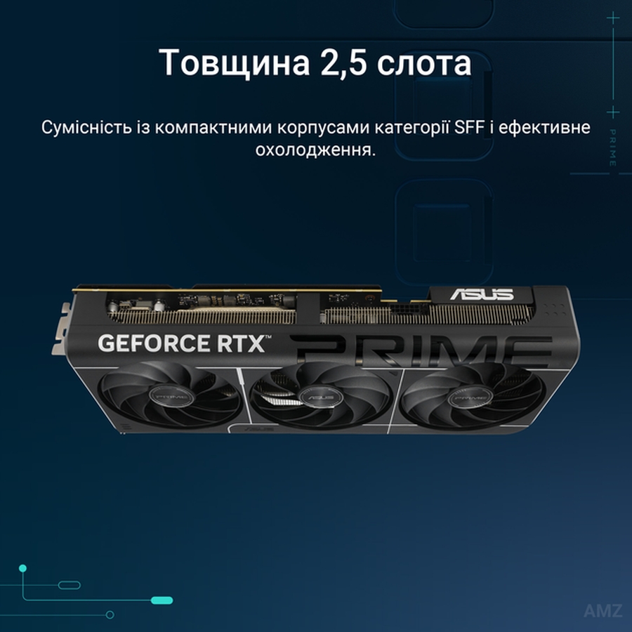 Огляд Відеокарта ASUS GeForce RTX 5070 Ti PRIME OC Edition 16GB GDDR7 256 bit 2527/28000MHz (PRIME-RTX5070TI-O16G)