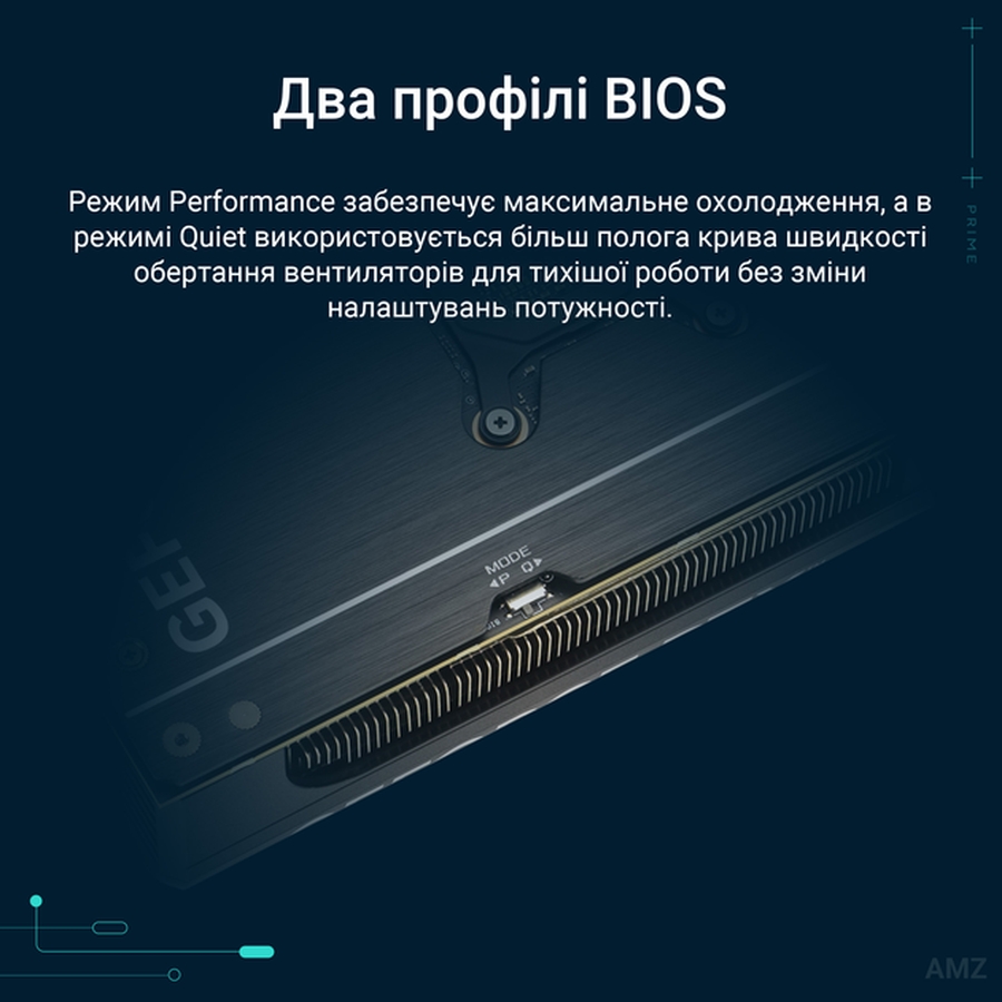 Фото 16 Відеокарта ASUS GeForce RTX 5070 Ti PRIME OC Edition 16GB GDDR7 256 bit 2527/28000MHz (PRIME-RTX5070TI-O16G)