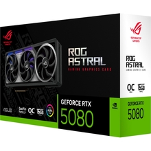 Відеокарта ASUS GeForce RTX 5080 16GB GDDR7 256 bit 2790/30000MHz (ROG-ASTRAL-RTX5080-O16G-GAMING)