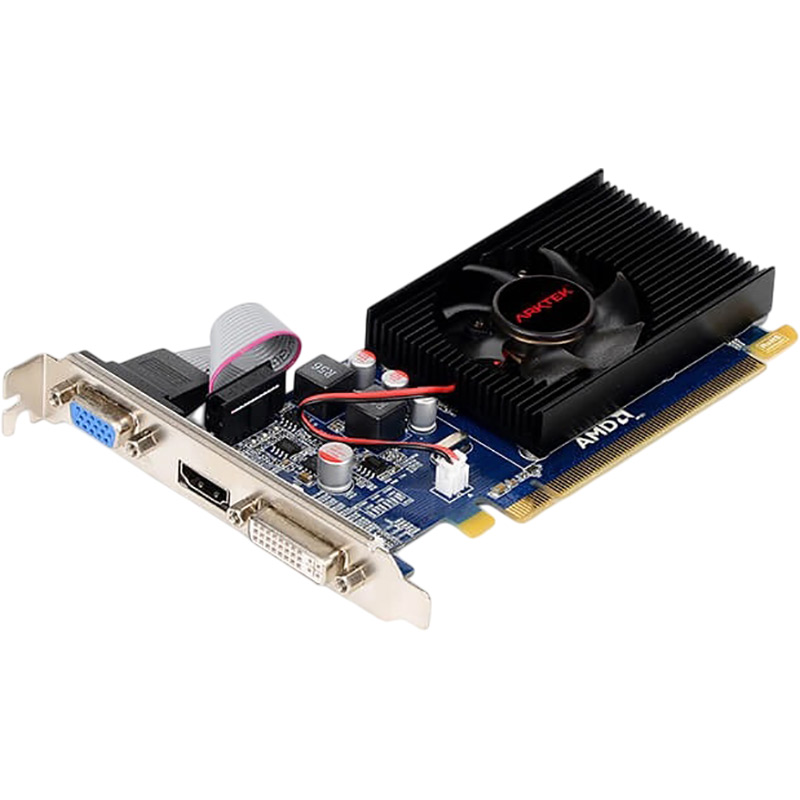 Відеокарта Arktek Radeon R5 230 2GB GDDR3 64bit 625/1000MHz (AKR230D3S2GL1) Виробник чіпу AMD