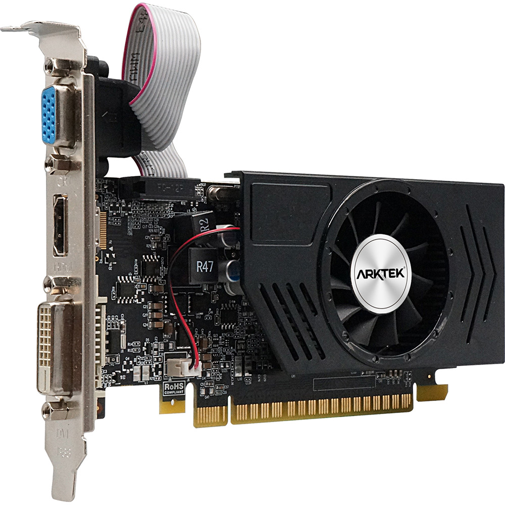 Видеокарта Arktek GeForce GT 730 4GB DDR3 128bit 700/1333MHz (AKN730D3S4GL1) Производитель чипа nVidia