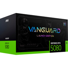 Відеокарта MSI GeForce RTX 5080 VANGUARD SOC L LAUNCH EDITION 16G 256bit 2730/30000MHz (RTX 5080 16G VAN SOC LAUNCH ED)