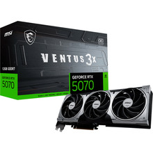 Відеокарта MSI NVIDIA GeForce RTX 5070 12Gb VENTUS 3X OC 192bit 2542/28000Hz (RTX 5070 12G VENTUS 3X OC)