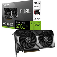 ASUS GeForce RTX 5060 Ti Dual OC Edition 8GB GDDR7 128bit 2602/28000Hz (DUAL-RTX5060TI-O8G)