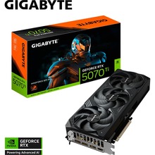 Видеокарта GIGABYTE GeForce RTX 5070 Ti 16GB 256Bit 2452/28000MHz Windforce OC SFF (GV-N507TWF3-16GD)