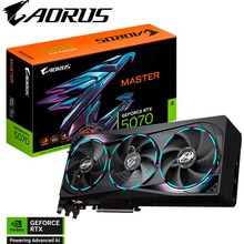 Відеокарта GIGABYTE GeForce RTX 5070 12GB 192Bit 2512/28000MHz Aorus Master (GV-N5070AORUS M-12GD)