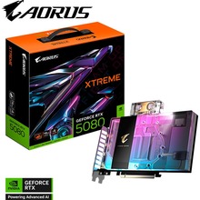 Видеокарта GIGABYTE GeForce RTX 5080 16GB 256Bit 2617/30000MHz Aorus Xtreme Waterforce WB (GV-N5080AORUSX WB-16GD)