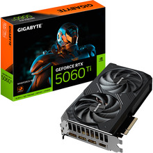 Видеокарта Gigabyte GeForce RTX 5060 Ti WINDFORCE 16G GDDR7 128bit 2572/28000MHz (GV-N506TWF2-16GD)