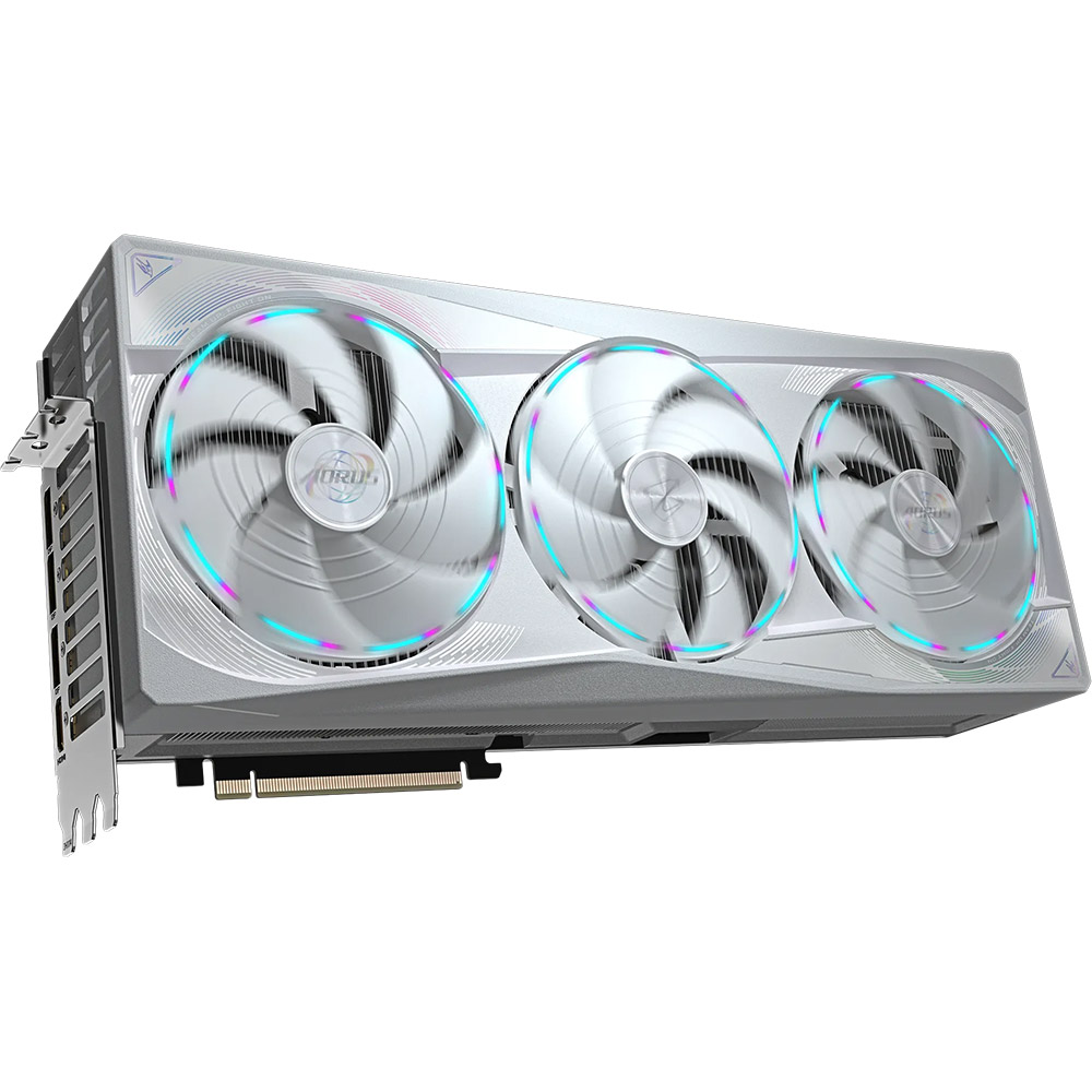 Фото 4 Видеокарта GIGABYTE GeForce RTX 5090 32GB GDDR7 AORUS ICE 512bit 2407/28000MHz (GV-N5090AORUSM_ICE-32GD)