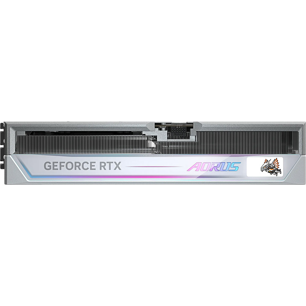 Фото Видеокарта GIGABYTE GeForce RTX 5090 32GB GDDR7 AORUS ICE 512bit 2407/28000MHz (GV-N5090AORUSM_ICE-32GD)