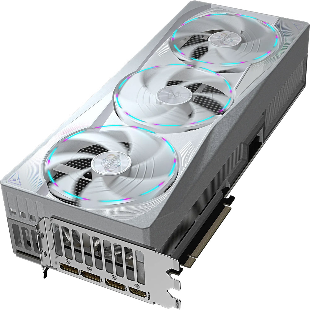 Видеокарта GIGABYTE GeForce RTX 5090 32GB GDDR7 AORUS ICE 512bit 2407/28000MHz (GV-N5090AORUSM_ICE-32GD) Тип памяти GDDR7