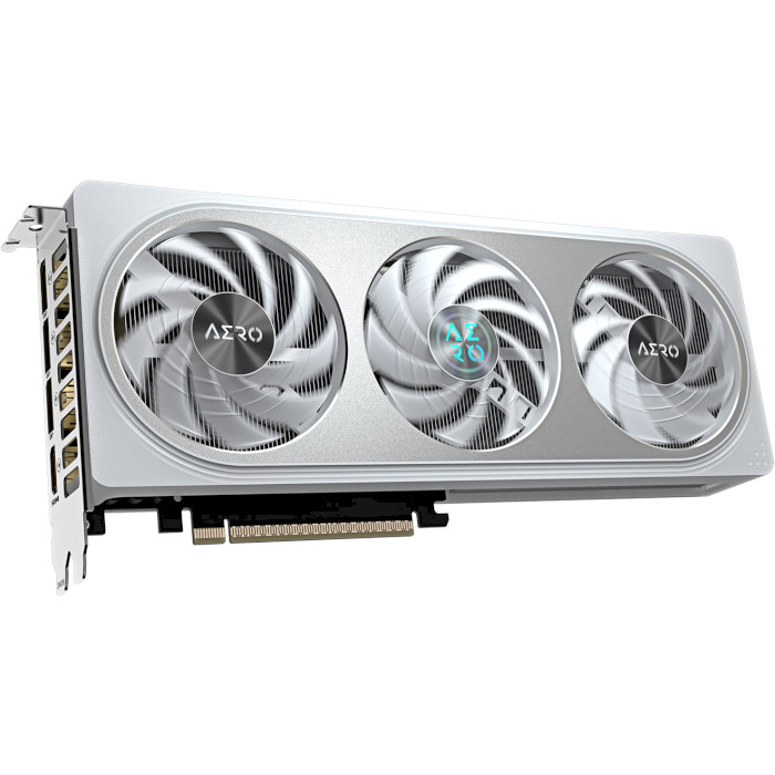Видеокарта GIGABYTE GeForce RTX 5060 Ti AERO OC 8G 8GB 128bit 2647/28000MHz (GV-N506TAERO OC-8GD) Объем встроенной памяти, Гб 8