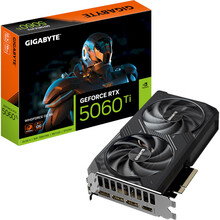 Відеокарта GIGABYTE GeForce RTX 5060 Ti WINDFORCE OC 8G 8GB 128bit 2587/28000MHz (GV-N506TWF2OC-8GD)