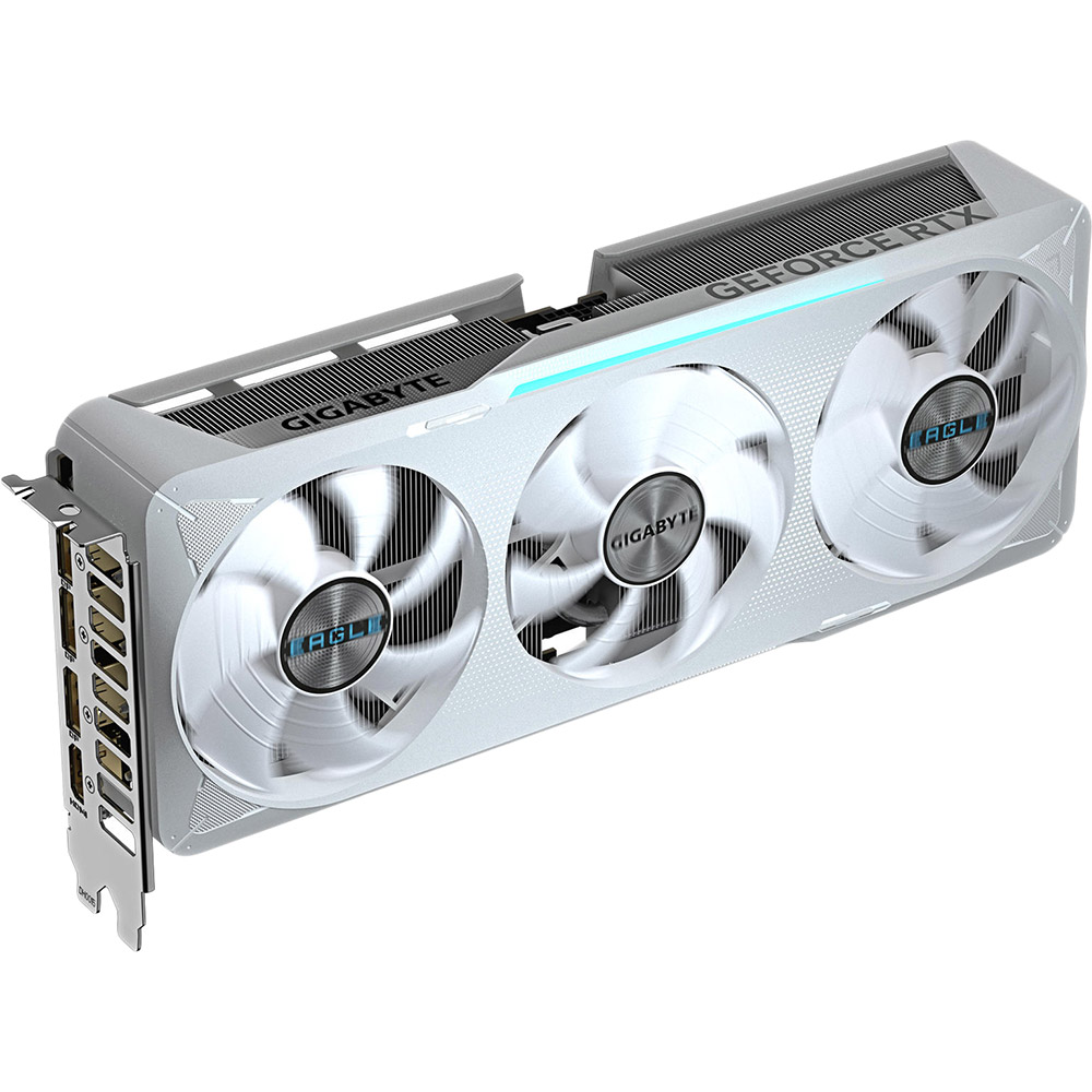 Фото 4 Відеокарта GIGABYTE GeForce RTX 5070 12GB GDDR7 EAGLE OC ICE 192bit 2512/28000MHz (GV-N5070EAGLEOC_ICE-12GD)