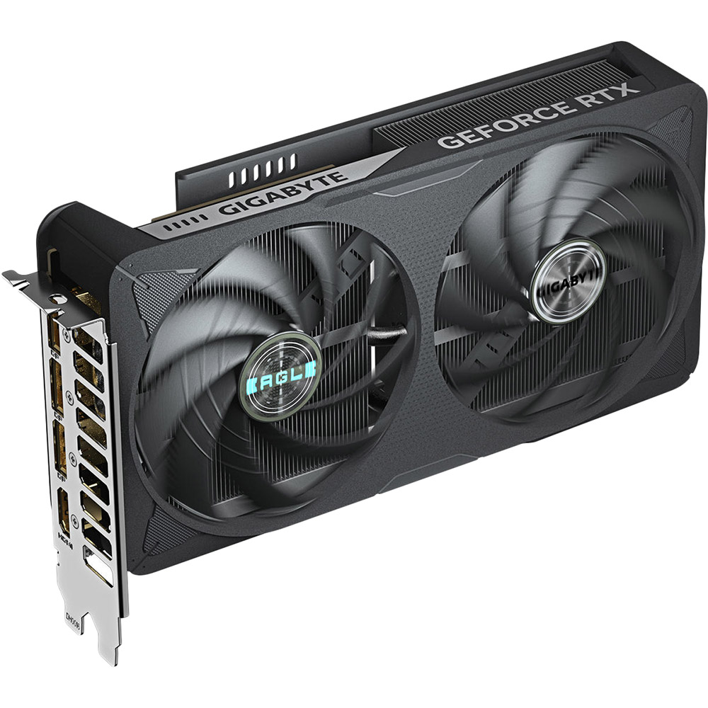 Видеокарта GIGABYTE GeForce RTX 5060 Ti 8GB GDDR7 EAGLE OC 128bit 2572/28000MHz (GV-N506TEAGLE_OC-8GD) Объем встроенной памяти, Гб 8