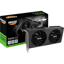 Відеокарта INNO3D GeForce RTX5060 TWIN X2 8GB 128bit 2280/28000MHz (N50602-08D7-195071N)