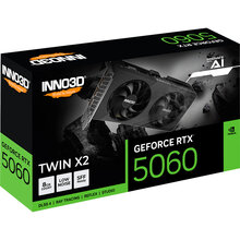 Відеокарта INNO3D GeForce RTX5060 TWIN X2 8GB 128bit 2280/28000MHz (N50602-08D7-195071N)