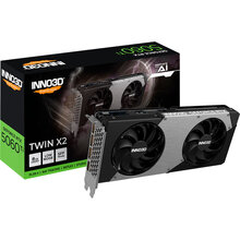 Відеокарта INNO3D GeForce RTX5060 Ti TWIN X2 8GB 128bit 2407/28000MHz (N506T2-08D7-193075N)
