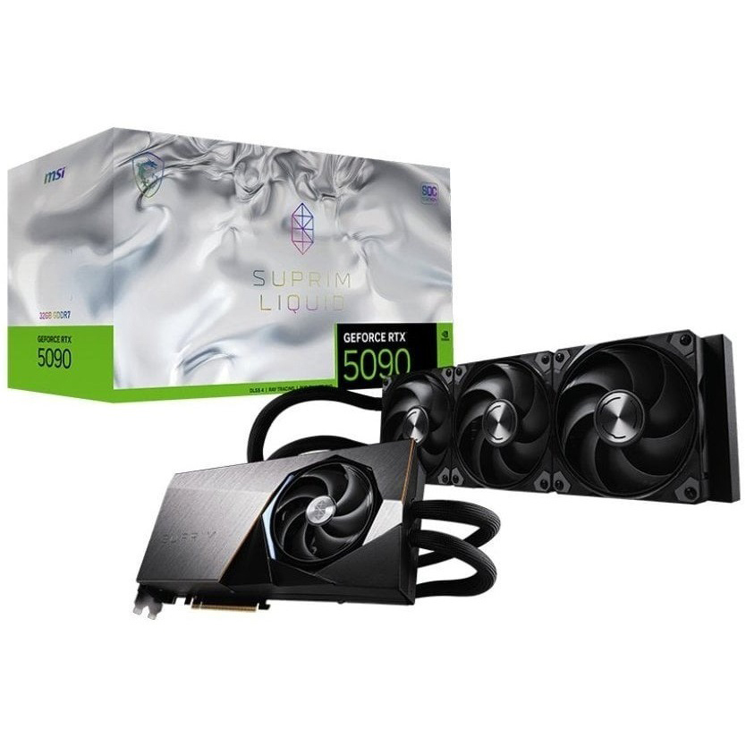 Зовнішній вигляд Відеокарта MSI GeForce RTX 5090 32GB GDDR7 Suprim Liquid SOC