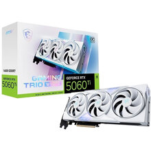 Видеокарта MSI GeForce RTX 5060 Ti Gaming Trio OC White 16GB GDDR7 128bit 2647/28000MHz