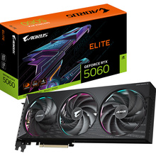 Відеокарта GIGABYTE AORUS GeForce RTX 5060 ELITE 8GB 128bit 2722/28000MHz (GV-N5060AORUSE-8GD)