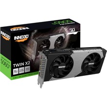 Видеокарта INNO3D GeForce RTX5060 Ti 16GB 128Bit 2407/28000MHz TWIN X2 (N506T2-16D7-191073N)