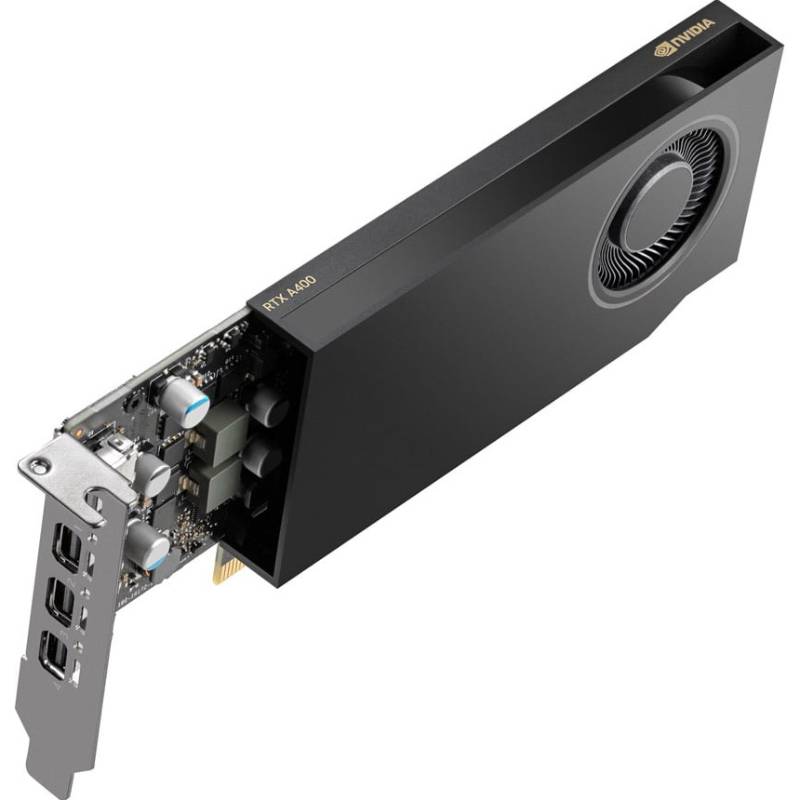 Відеокарта HP Quadro RTX A400 4GB GDDR6 (AV8J3AA) Об'єм вбудованої пам'яті, Гб 4