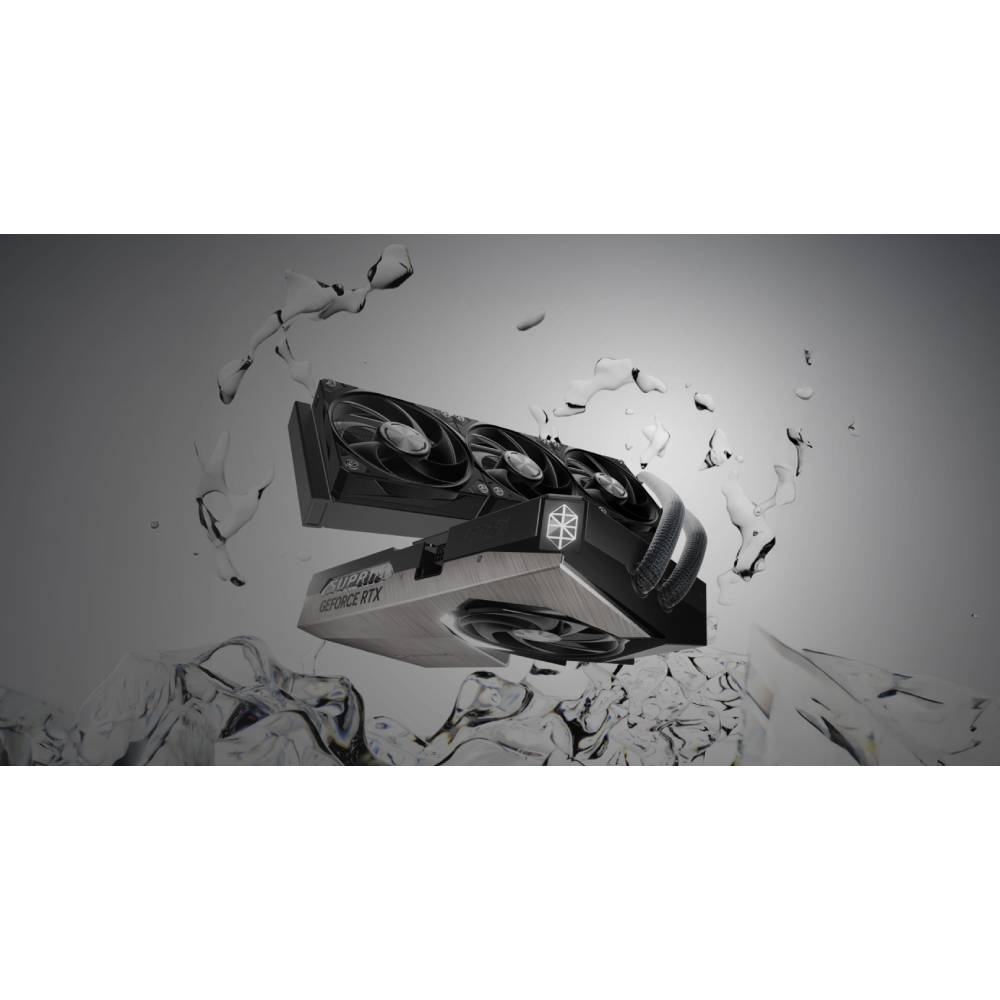 Фото Відеокарта MSI GeForce RTX 5080 16GB GDDR7 SUPRIM LIQUID SOC (912-V531-007)