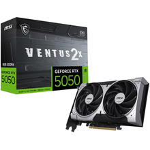 Відеокарта MSI GeForce RTX 5050 VENTUS 2X OC 8GB GDDR6 128 bit 2617/20000MHz (912-V538-002)