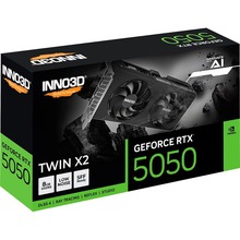 Відеокарта INNO3D GeForce RTX5050 8GB 128Bit 2317/20000MHz TWIN X2 (N50502-08D6-174071N)