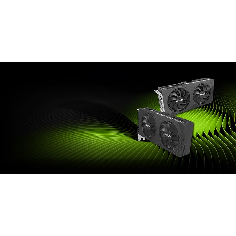 Фото 4 Відеокарта INNO3D GeForce RTX5050 8GB 128Bit 2317/20000MHz TWIN X2 (N50502-08D6-174071N)