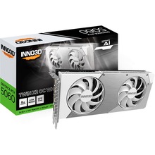 Відеокарта INNO3D GeForce RTX5060 8GB 128bit 2280/28000MHz TWIN X2 OC WHITE (N50602-08D7X-195070W)