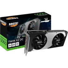 Відеокарта INNO3D GeForce RTX5060 8GB 128bit 2280/28000MHz TWIN X2 OC (N50602-08D7X-195070N)