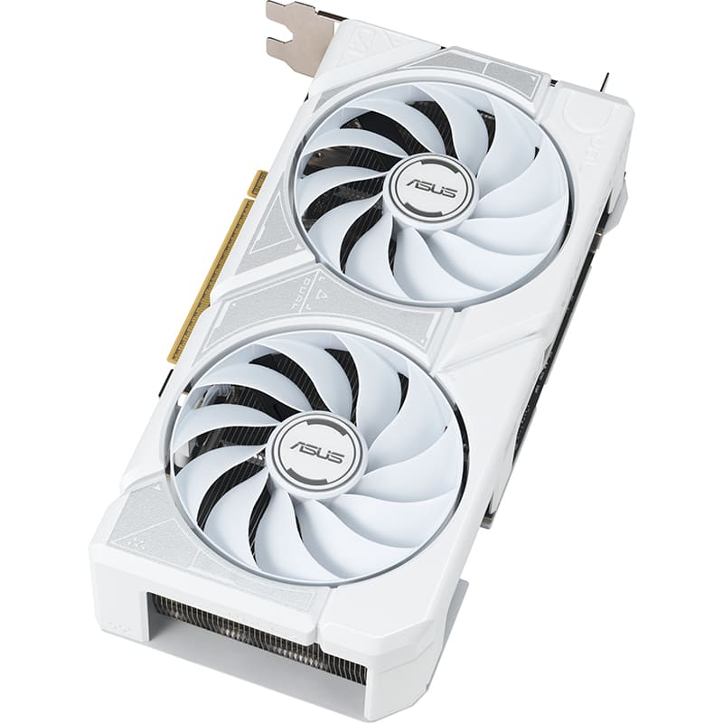 Фото Видеокарта ASUS GeForce RTX 5060 TI 16GB 128bit 2602/28000MHz OC Dual White (90YV0MH6-M0NA00)