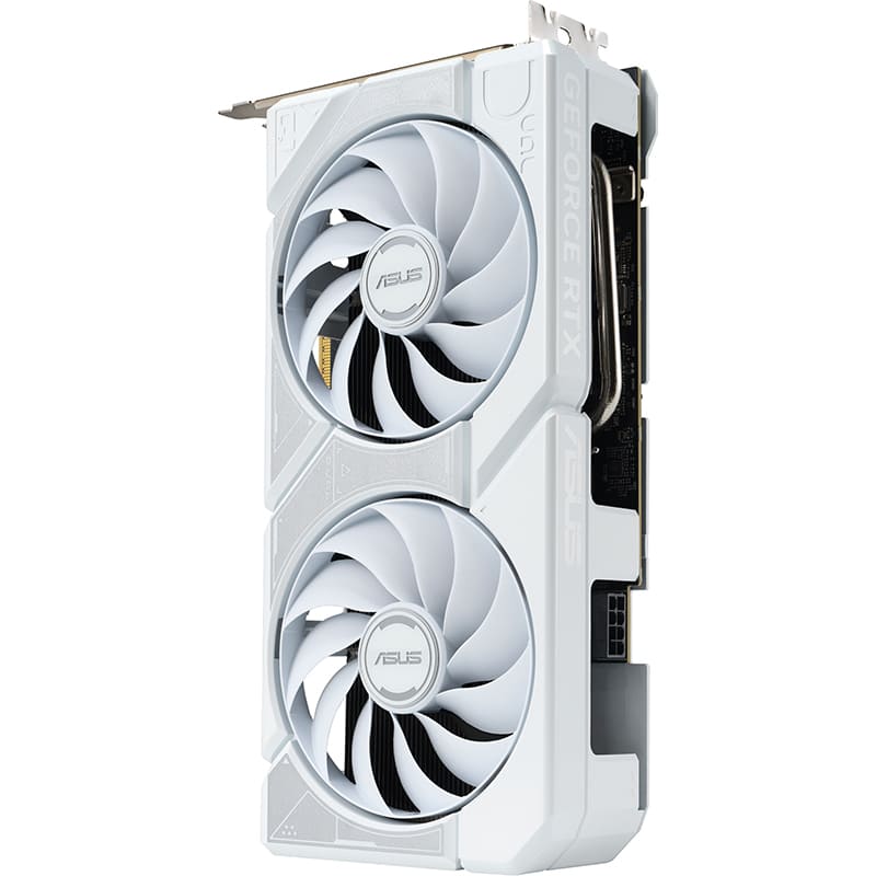 Внешний вид Видеокарта ASUS GeForce RTX 5060 TI 16GB 128bit 2602/28000MHz OC Dual White (90YV0MH6-M0NA00)