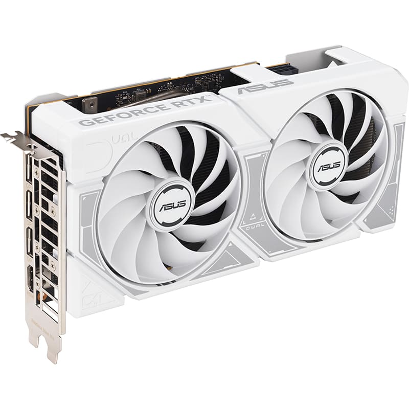 Відеокарта ASUS GeForce RTX 5060 8GB 128bit 2535/28000MHz OC Dual White (90YV0N15-M0NA00) Об'єм вбудованої пам'яті, Гб 8