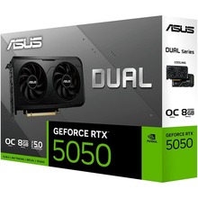 Видеокарта ASUS GeForce RTX 5050 8GB 128bit 2647/20000MHz Dual OC (90YV0N72-M0NA00)