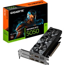 Відеокарта GIGABYTE GeForce RTX 5050 8GB 128bit 2572/20000MHz OC Low Profile (GV-N5050OC-8GL)