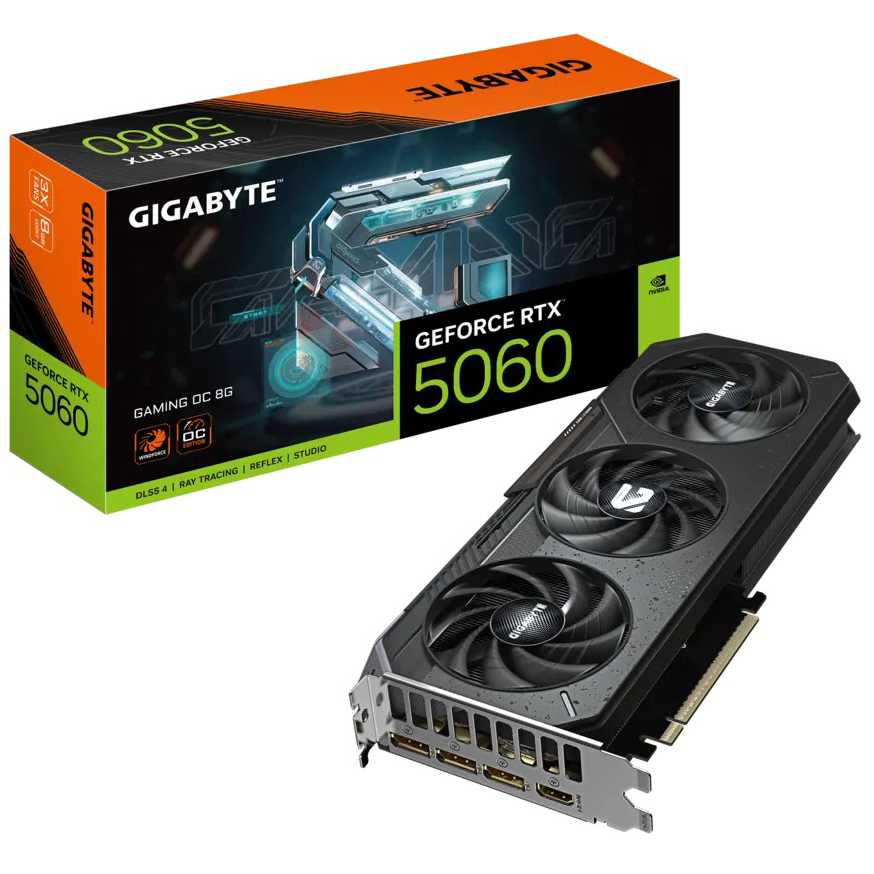 Покупка Видеокарта GIGABYTE NVIDIA GV-N5060GAMING OC-8GD