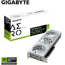 Видеокарта GIGABYTE GeForce RTX 5060 Ti 16GB 128bit 2647/28000MHz AERO OC (GV-N506TAERO OC-16GD)