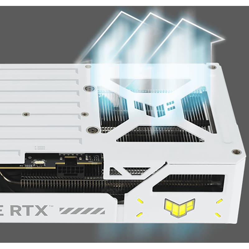Фото 15 Видеокарта ASUS GeForce RTX 5070 Ti 16GB 256bit 2588/28000MHz TUF Gaming OC White (TUF-RTX5070TI-O16G-WHITE-GAMING)