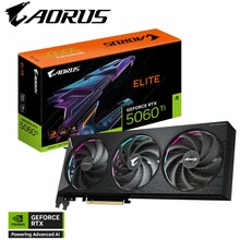 Видеокарта GIGABYTE GeForce RTX 5060 Ti ELITE 16GB 128bit 2722/28000MHz AORUS (GV-N506TAORUS E-16GD)