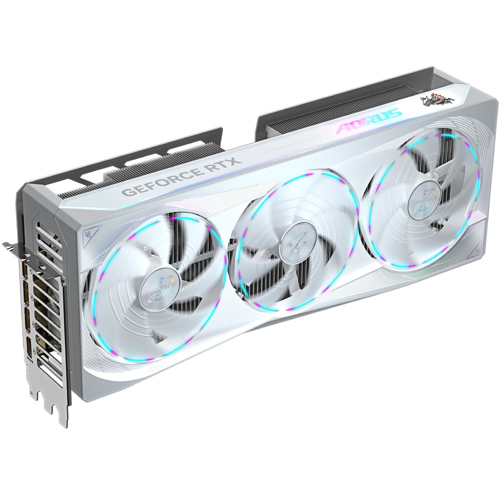 Відеокарта GIGABYTE GeForce RTX 5080 16GB 256bit 2805/30000MHz AORUS MASTER ICE (GV-N5080AORUSM ICE-16GD)