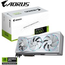 Відеокарта GIGABYTE GeForce RTX 5090 32GB 512bit 2655/28000MHz AORUS STEALTH ICE (GV-N5090AORUSST ICE-32GD)