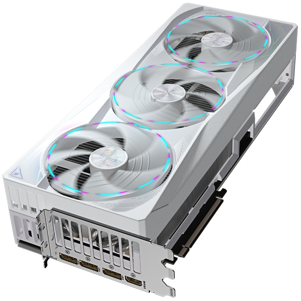 Фото 4 Відеокарта GIGABYTE GeForce RTX 5090 32GB 512bit 2655/28000MHz AORUS STEALTH ICE (GV-N5090AORUSST ICE-32GD)