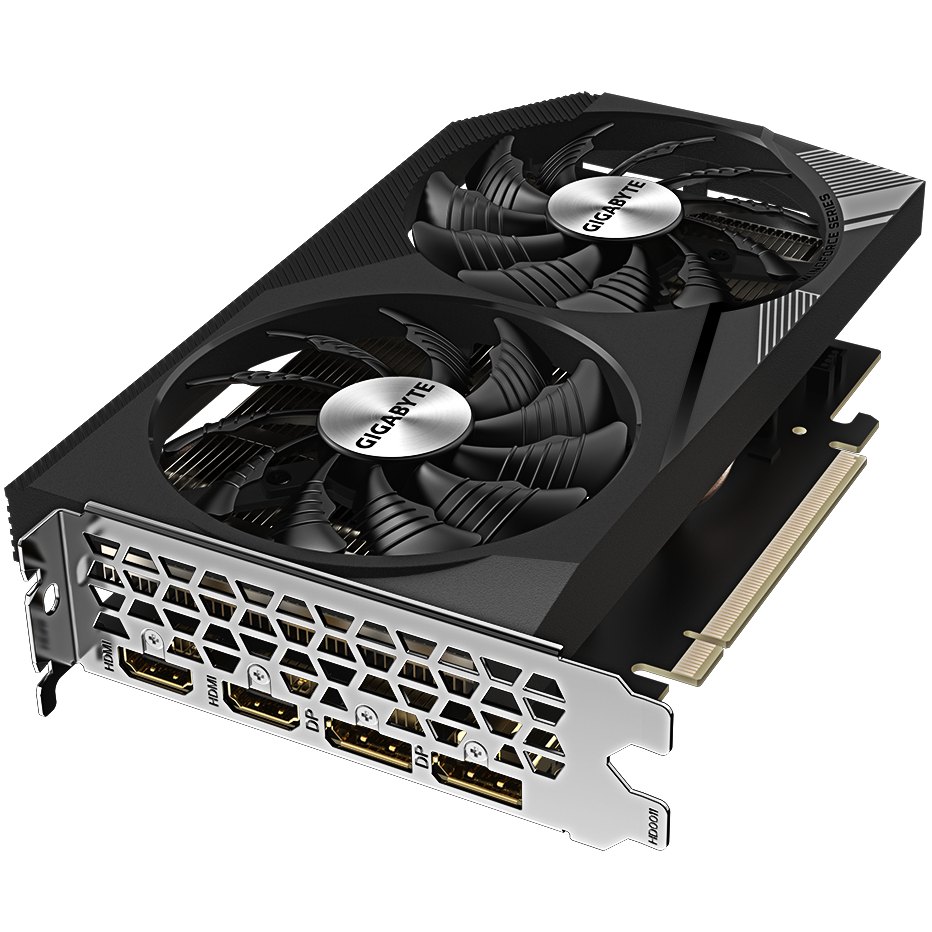 Видеокарта GIGABYTE GeForce RTX 3050 8GB 128bit 1777/14000MHz WINDFORCE 2 (GV-N3050WF2V2-8GD) Тип памяти GDDR6