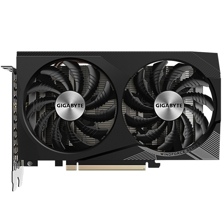 Видеокарта GIGABYTE GeForce RTX 3050 8GB 128bit 1777/14000MHz WINDFORCE 2 (GV-N3050WF2V2-8GD) Объем встроенной памяти, Гб 8